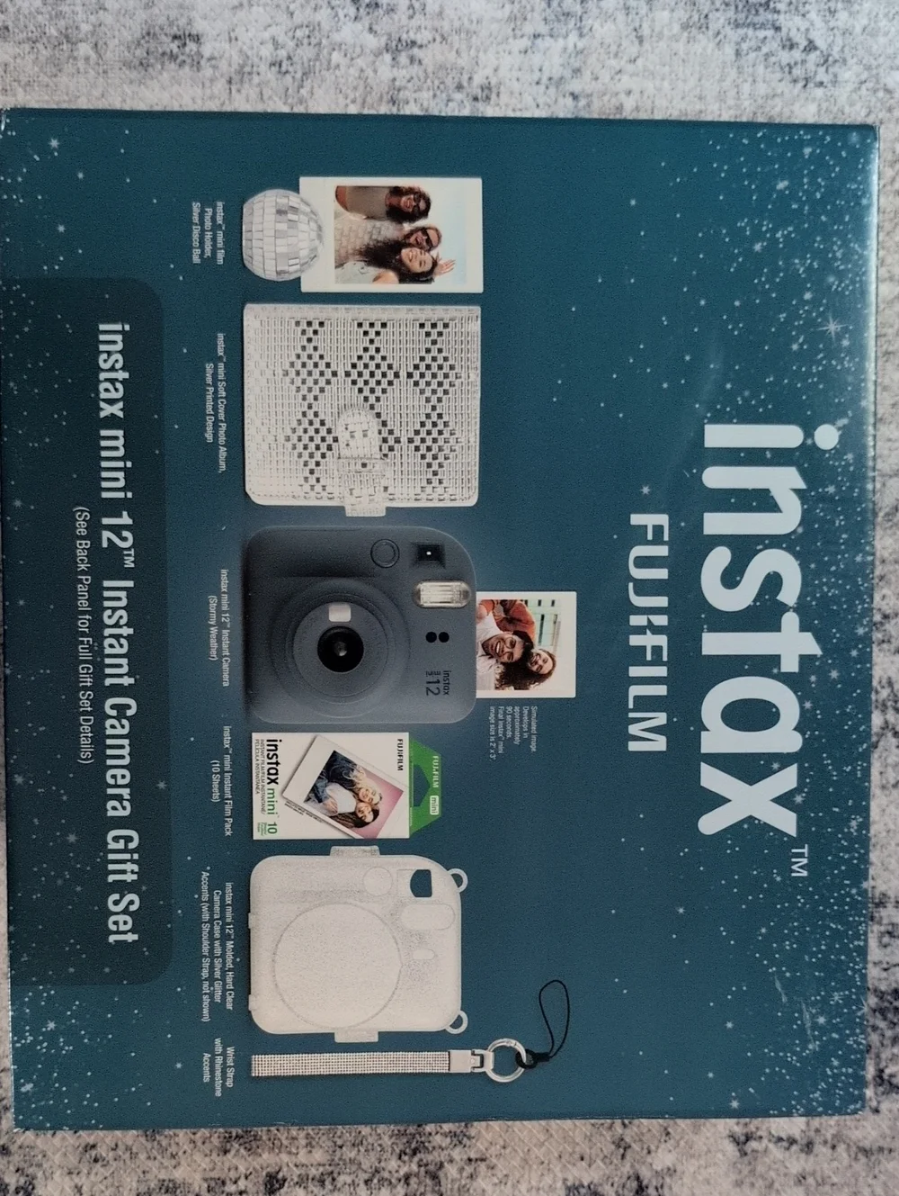 Fujifilm instax mini 12 Instant Camera Gift Set - Stormy Weather
